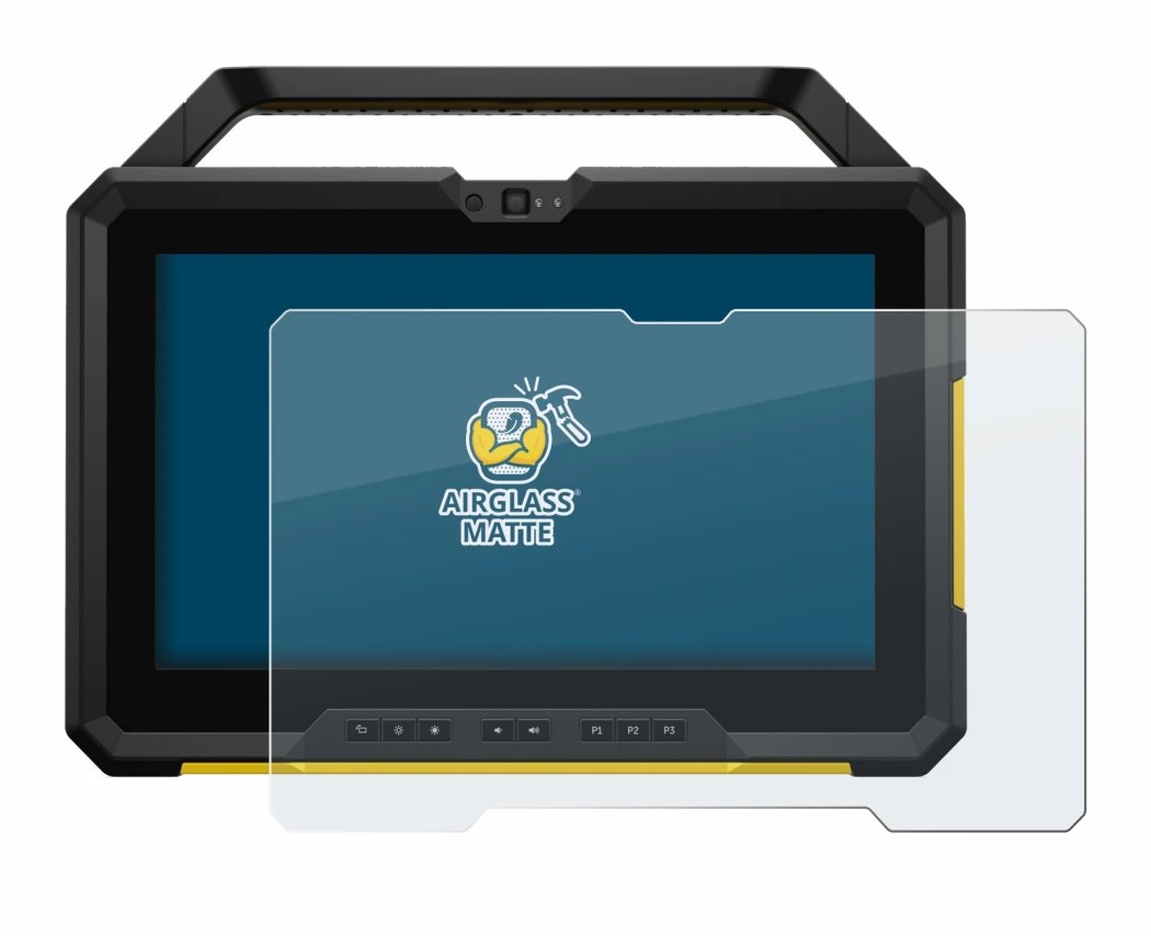 Immagine del dispositivo Dell Latitude 7220 con un'ampia varietà di protezioni per lo schermo.