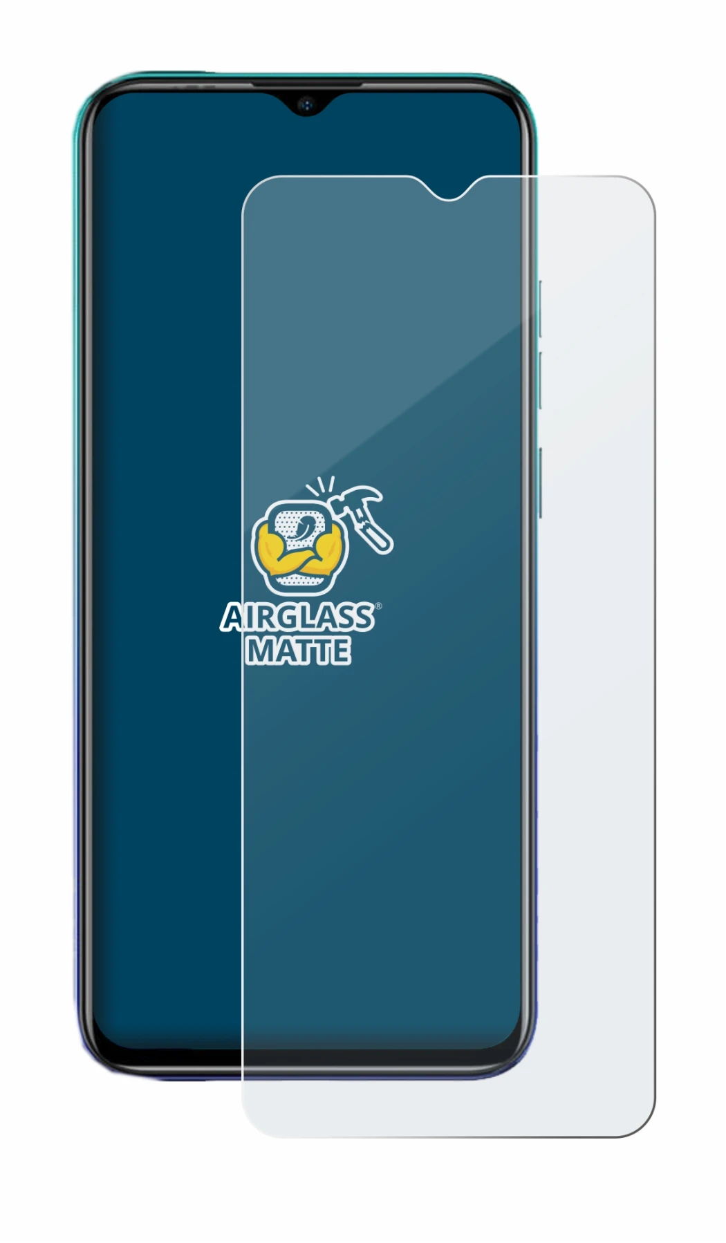 Immagine del dispositivo Ulefone Note 9P con un'ampia varietà di protezioni per lo schermo.