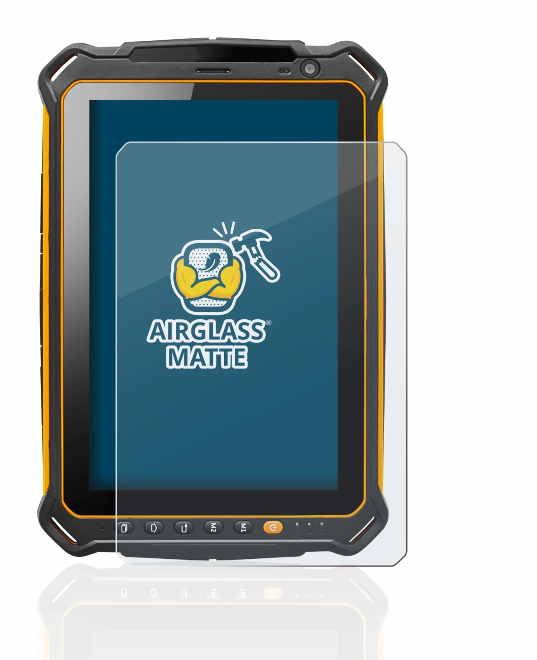 Immagine del dispositivo i.safe MOBILE IS930.2 con un'ampia varietà di protezioni per lo schermo.