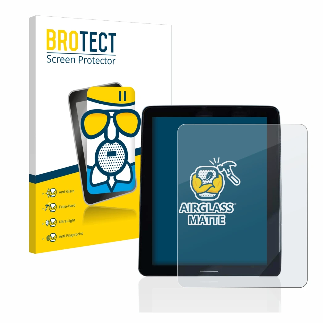 Parte frontale di una confezione del prodotto con il logo del marchio BROTECT. Accanto è raffigurato il dispositivo Volvo Pole