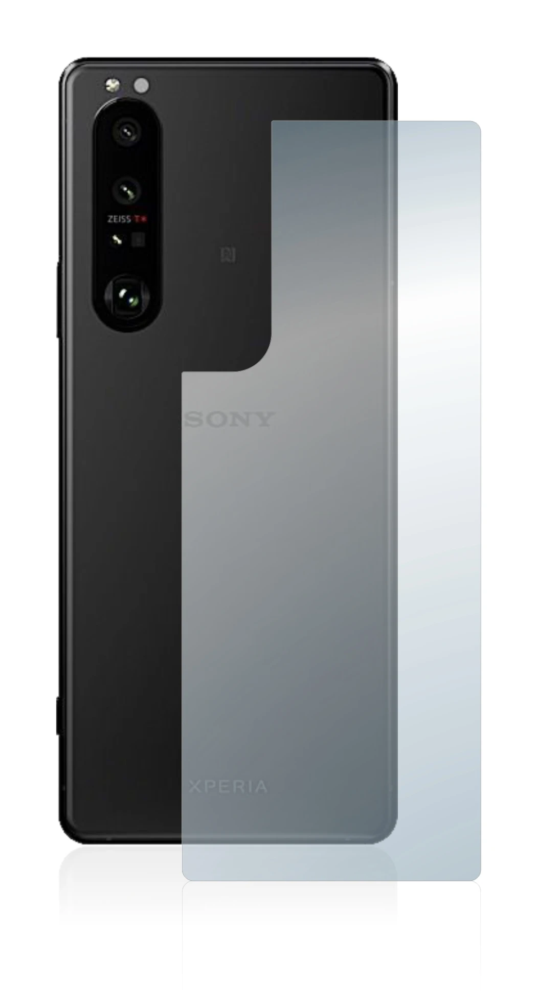 Immagine del dispositivo Sony Xperia 5 III (Posteriore) con un'ampia varietà di protezioni per lo schermo.