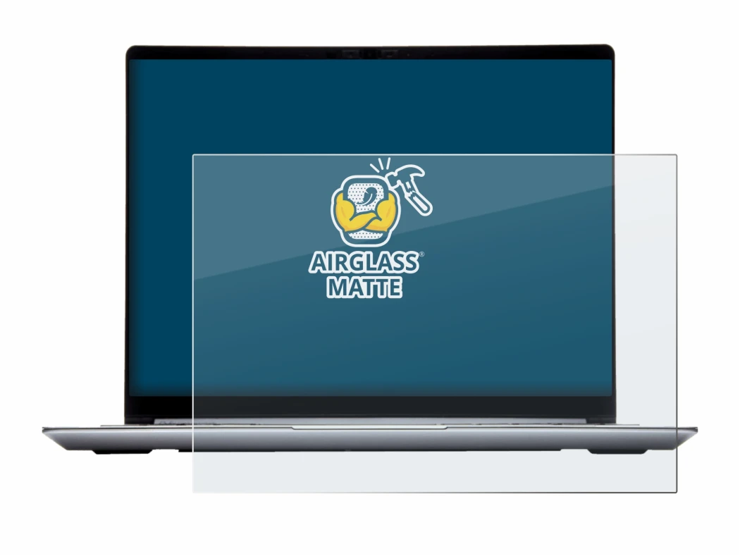 Immagine del dispositivo Framework Laptop 13 con un'ampia varietà di protezioni per lo schermo.