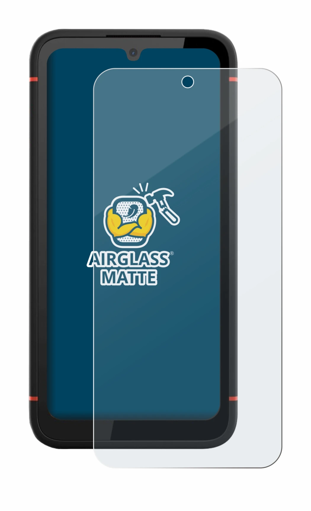 Immagine del dispositivo Gigaset GX4 con un'ampia varietà di protezioni per lo schermo.