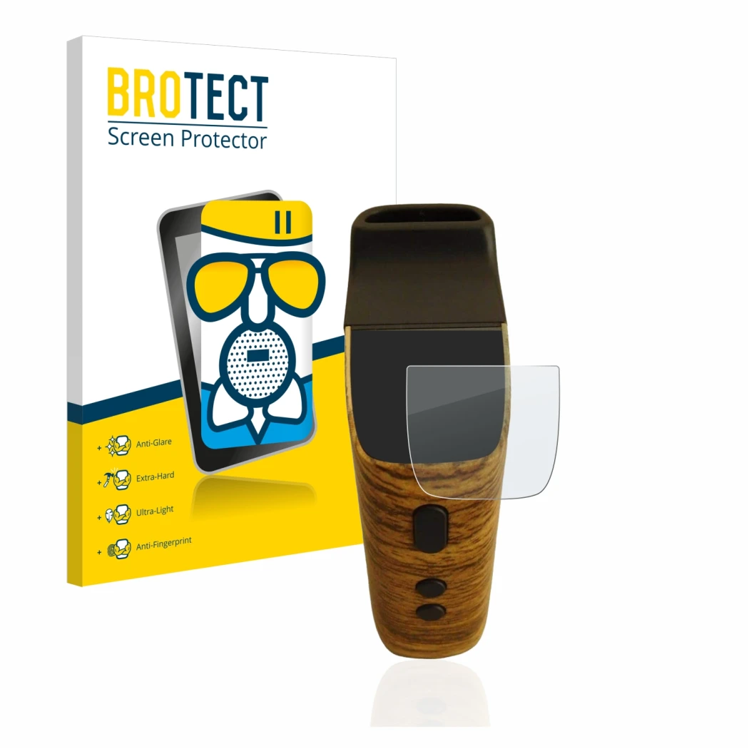 Parte frontale di una confezione del prodotto con il logo del marchio BROTECT. Accanto è raffigurato il dispositivo Wolkenkraf