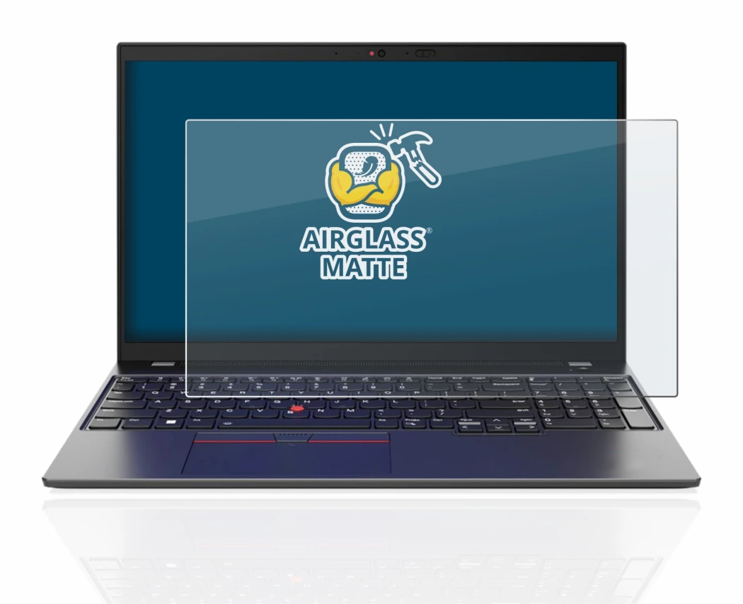 Immagine del dispositivo Lenovo ThinkPad L15 Gen 4 con un'ampia varietà di protezioni per lo schermo.