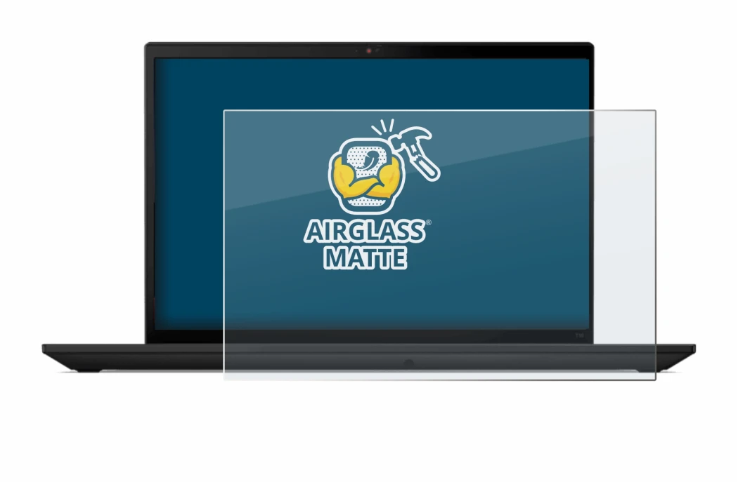 Immagine del dispositivo Lenovo ThinkPad T16 Gen 2 con un'ampia varietà di protezioni per lo schermo.