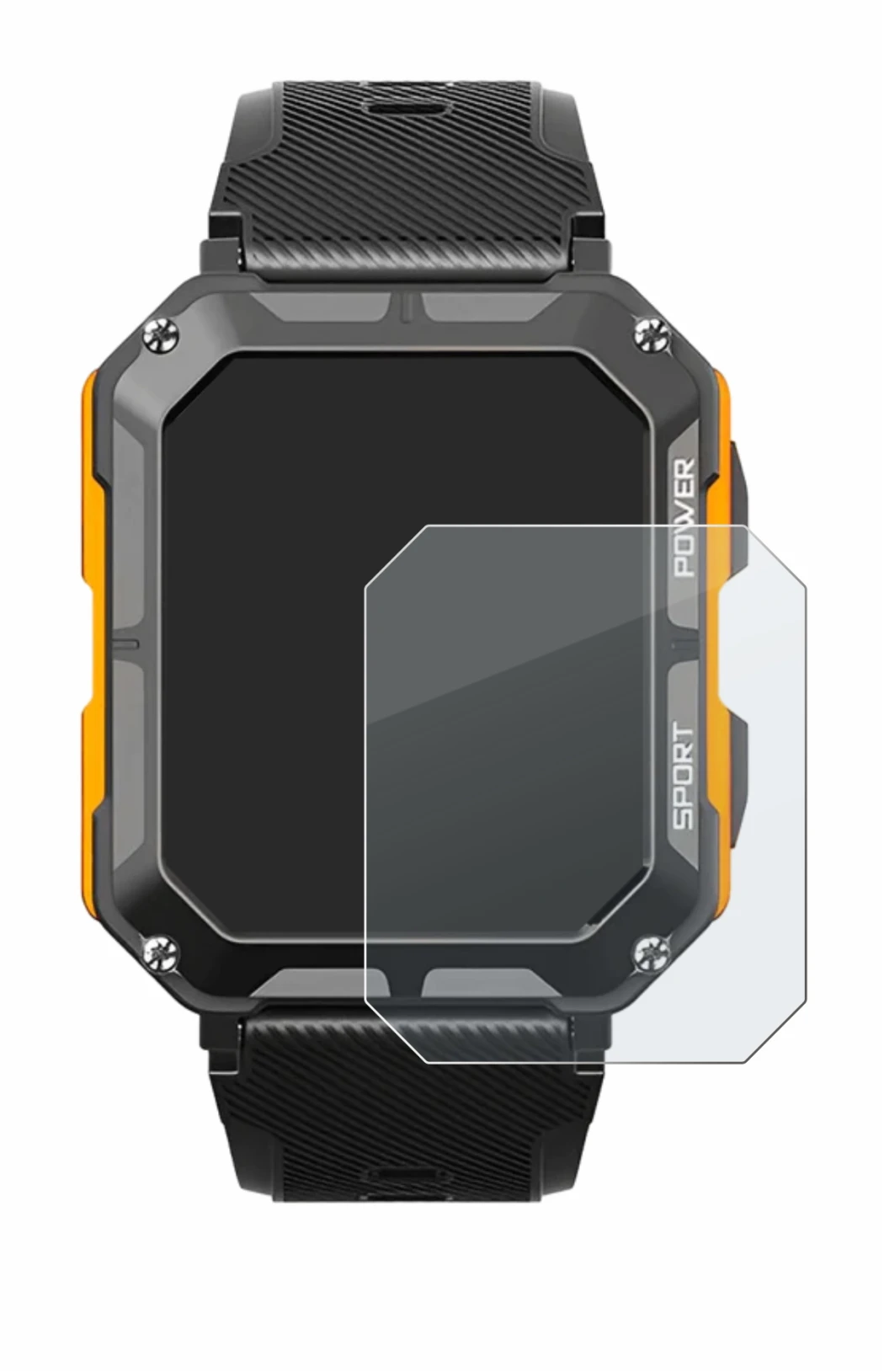 Immagine del dispositivo Njord Gear The Indestructible Smartwatch con un'ampia varietà di protezioni per lo schermo.