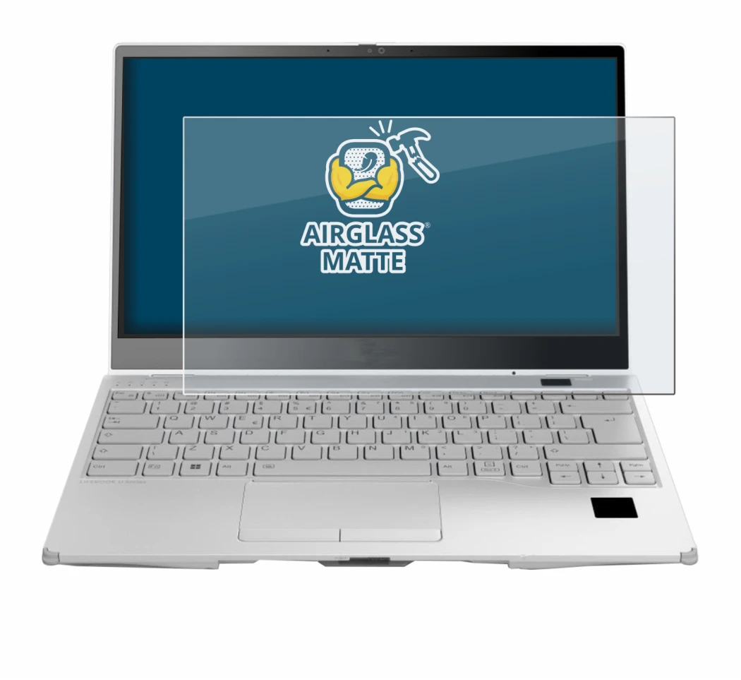 Immagine del dispositivo Fujitsu Lifebook U9313X con un'ampia varietà di protezioni per lo schermo.