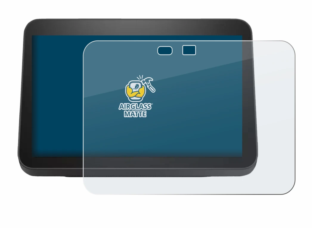 Immagine del dispositivo Amazon Echo Show 8 2023 (3a Gen.) con un'ampia varietà di protezioni per lo schermo.