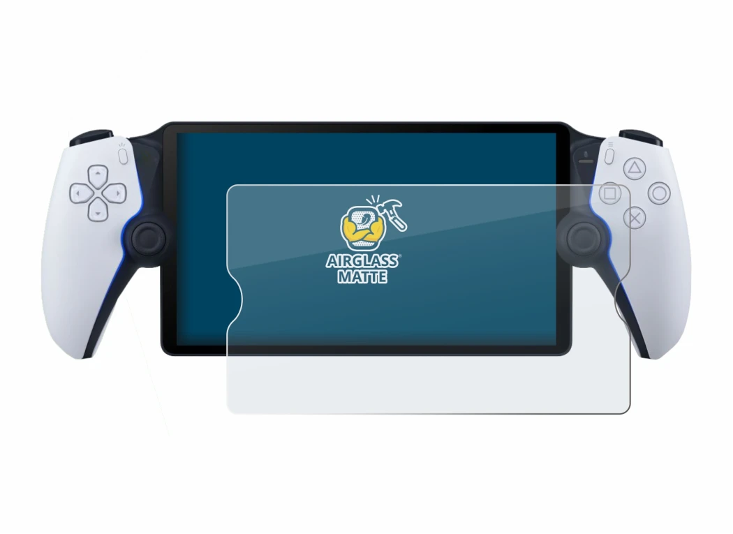 Immagine del dispositivo Sony Playstation Portal con un'ampia varietà di protezioni per lo schermo.