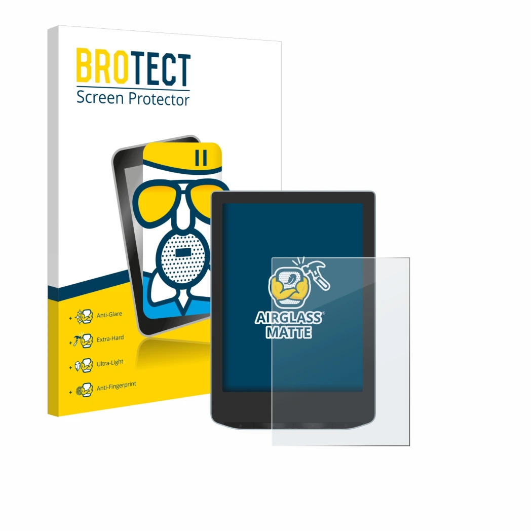 Parte frontale di una confezione del prodotto con il logo del marchio BROTECT. Accanto è raffigurato il dispositivo Vivlio Lig
