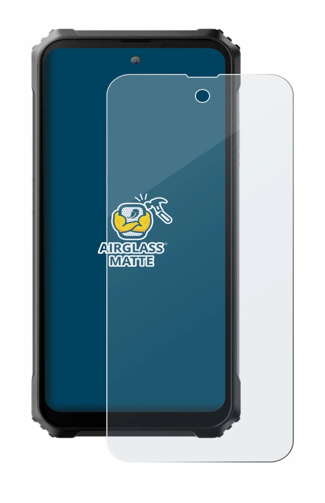 Immagine del dispositivo Blackview BL9000 Pro con un'ampia varietà di protezioni per lo schermo.