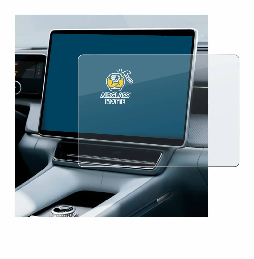 Immagine del dispositivo Polestar 4 2025 con un'ampia varietà di protezioni per lo schermo.