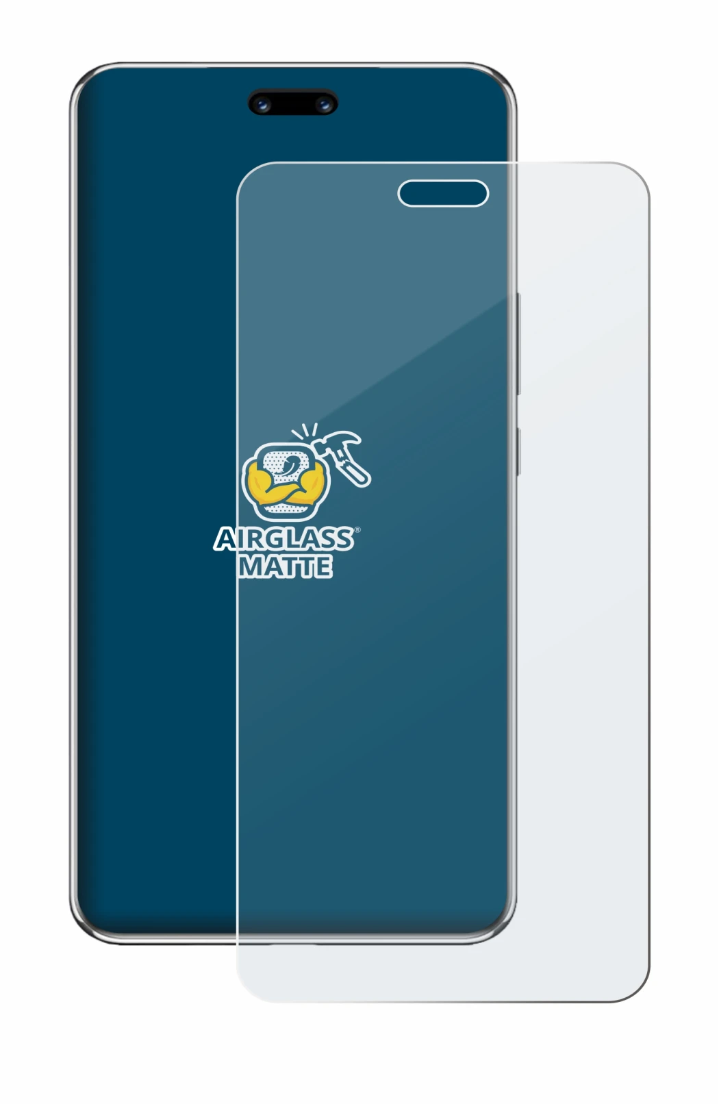 Immagine del dispositivo Huawei Nova 13 Pro con un'ampia varietà di protezioni per lo schermo.