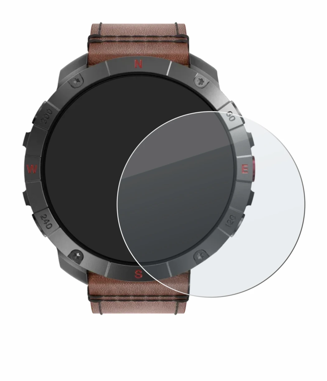 Immagine del dispositivo Polar Grit X2 Pro Titan con un'ampia varietà di protezioni per lo schermo.