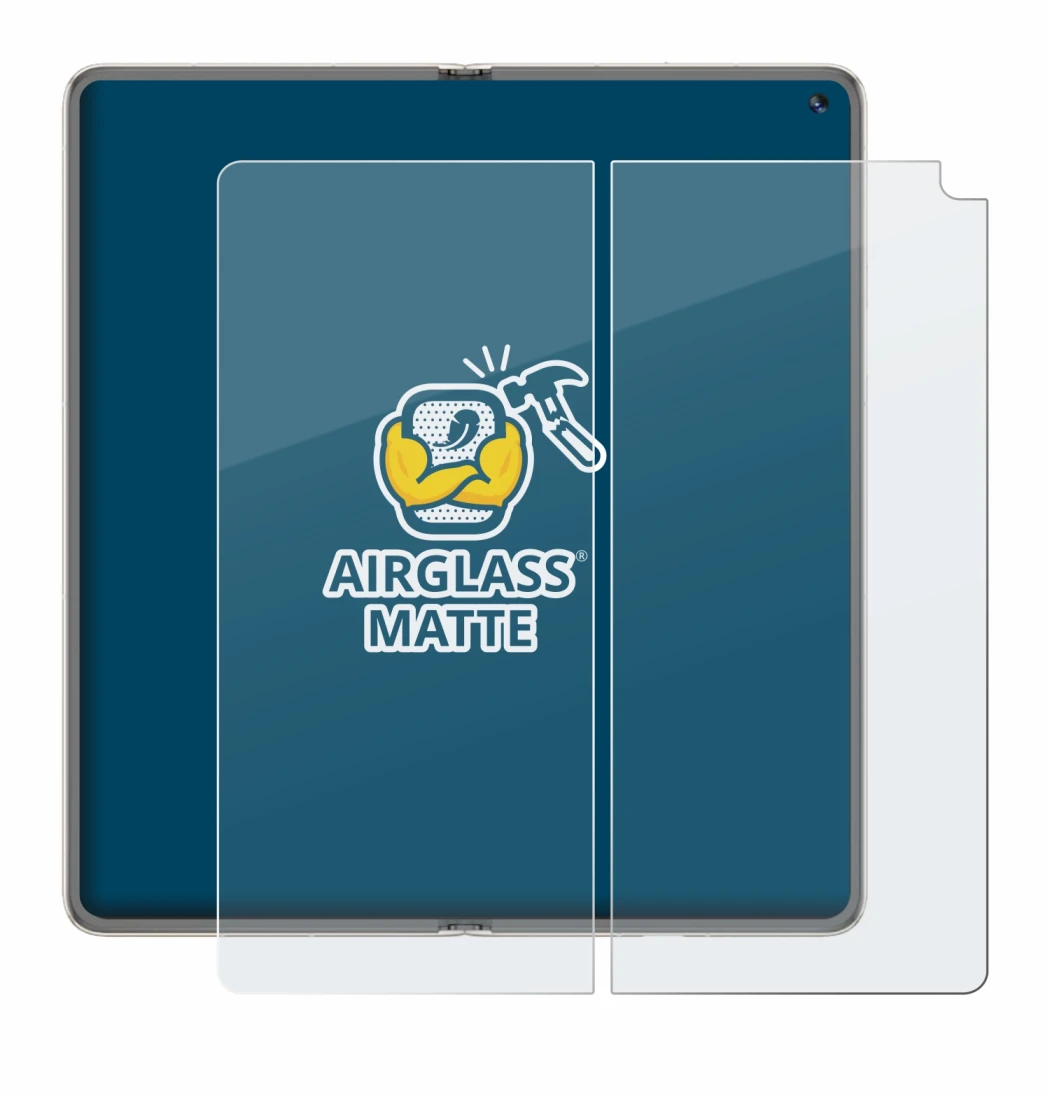 Immagine del dispositivo Huawei Mate X6 (Display interno) con un'ampia varietà di protezioni per lo schermo.