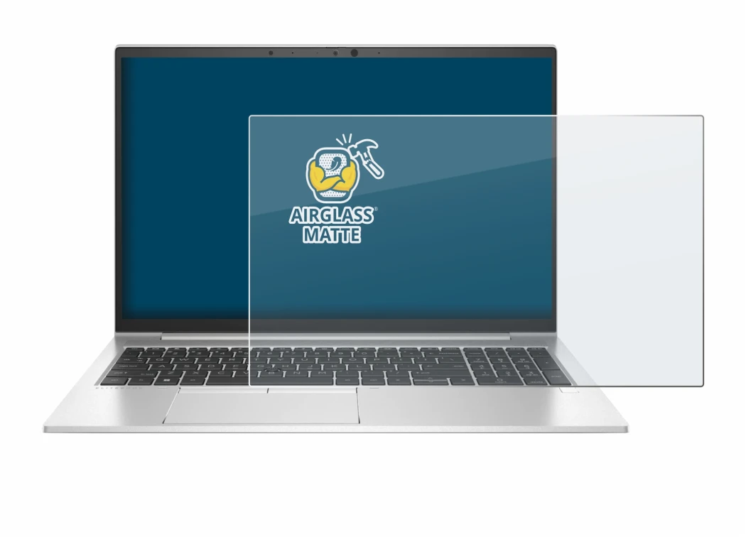 Immagine del dispositivo HP EliteBook 855 G8 con un'ampia varietà di protezioni per lo schermo.