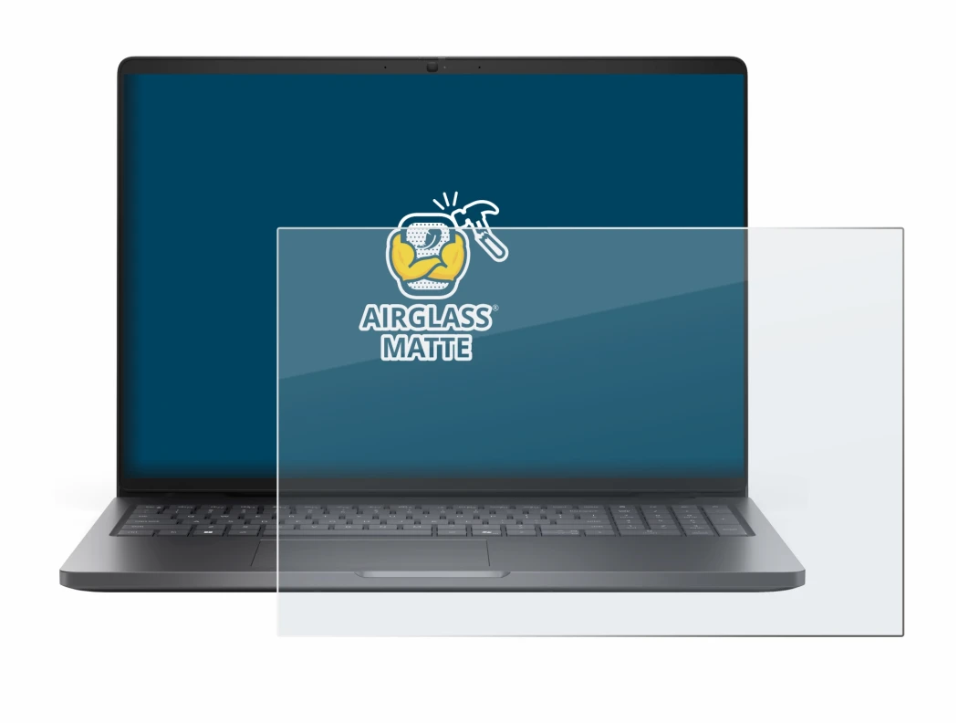 Immagine del dispositivo Dell Pro 16 PC16250 con un'ampia varietà di protezioni per lo schermo.