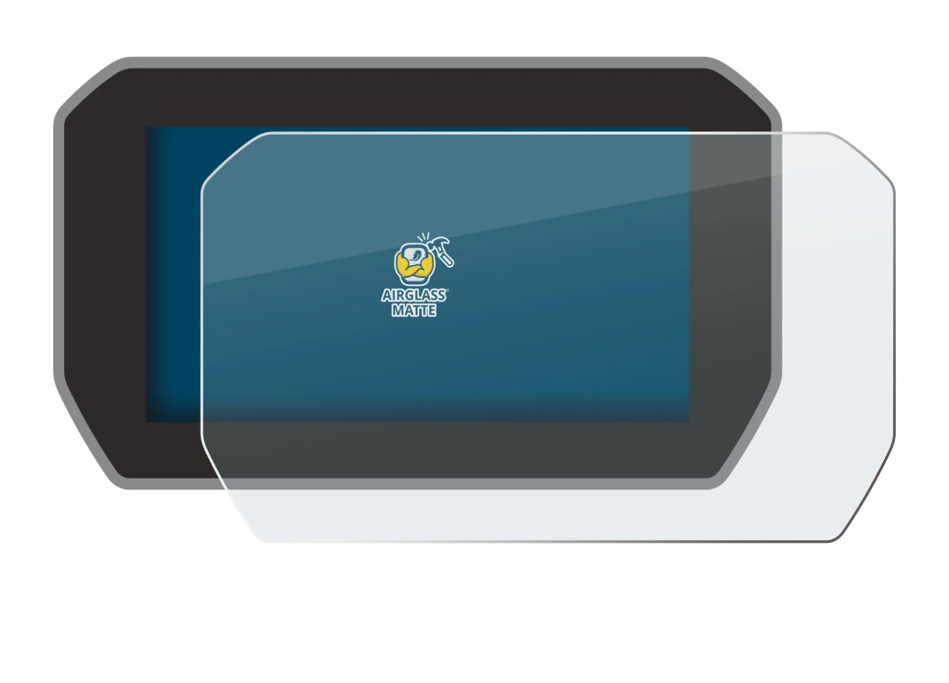 Immagine del dispositivo Ducati V4 Rally (2024) con un'ampia varietà di protezioni per lo schermo.