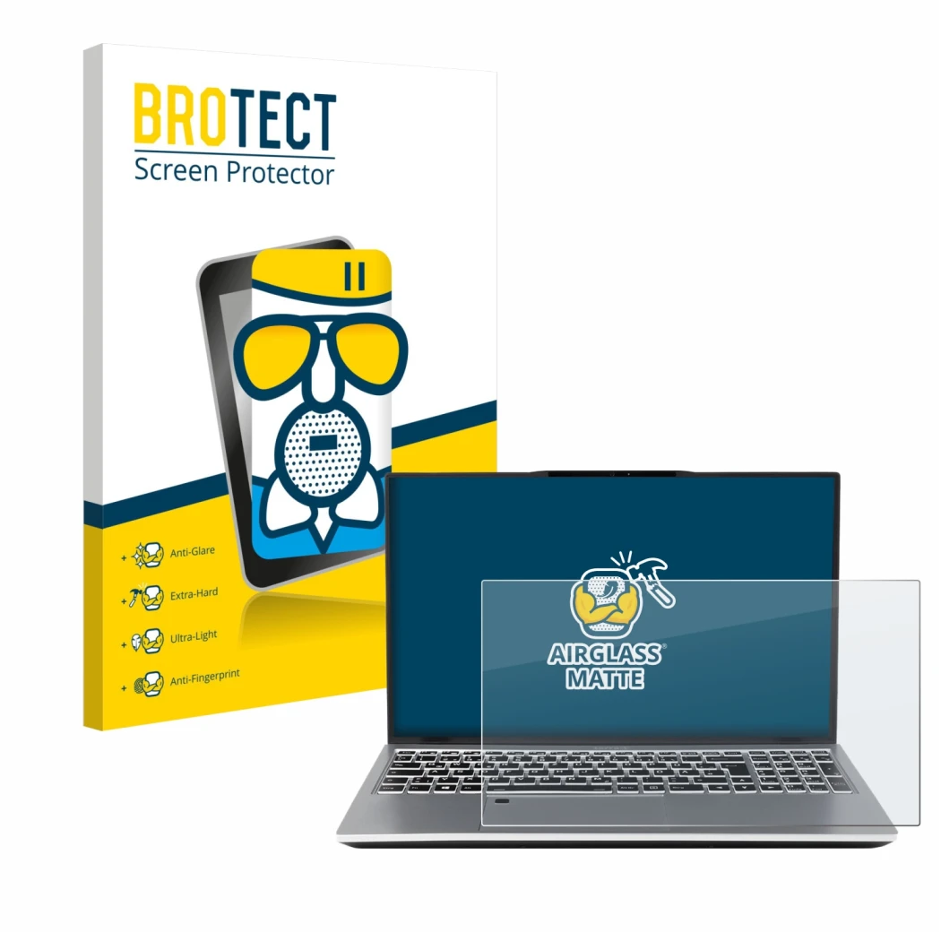 Parte frontale di una confezione del prodotto con il logo del marchio BROTECT. Accanto è raffigurato il dispositivo terra Mobi