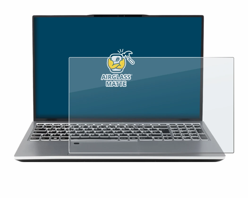 Immagine del dispositivo terra Mobile 1551R i7 1355U W11P con un'ampia varietà di protezioni per lo schermo.