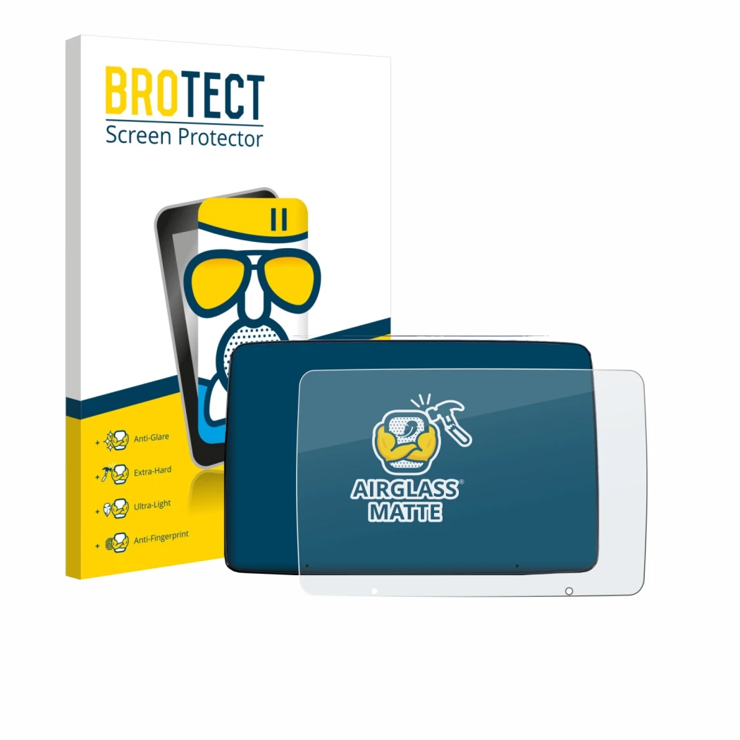 Parte frontale di una confezione del prodotto con il logo del marchio BROTECT. Accanto è raffigurato il dispositivo Leapmotor 