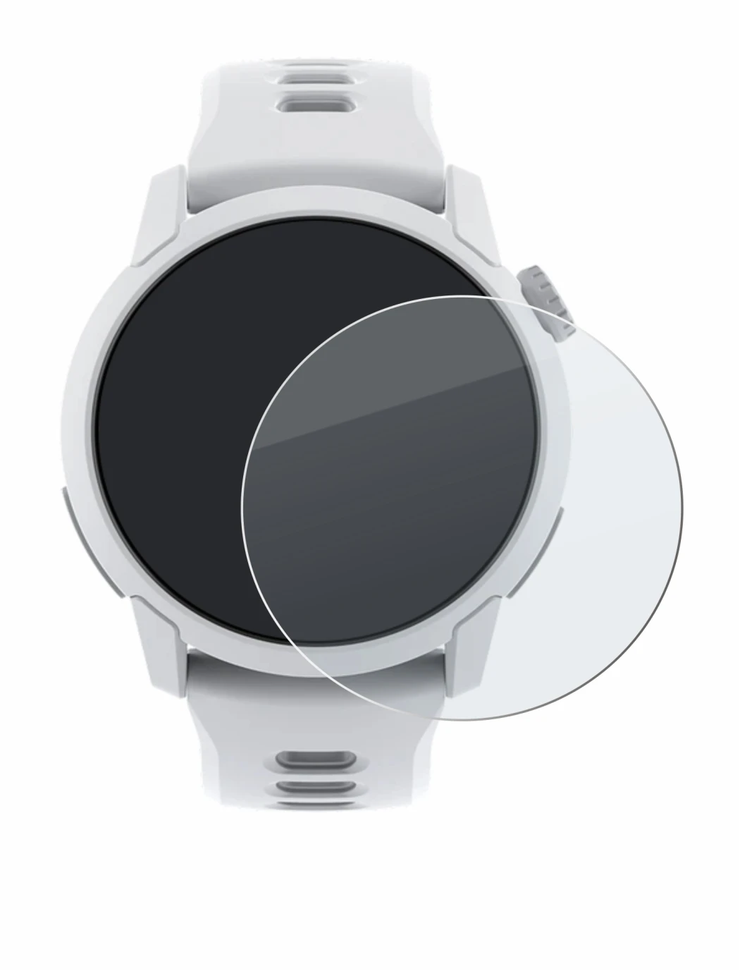 Immagine del dispositivo Coros Pace 4 con un'ampia varietà di protezioni per lo schermo.