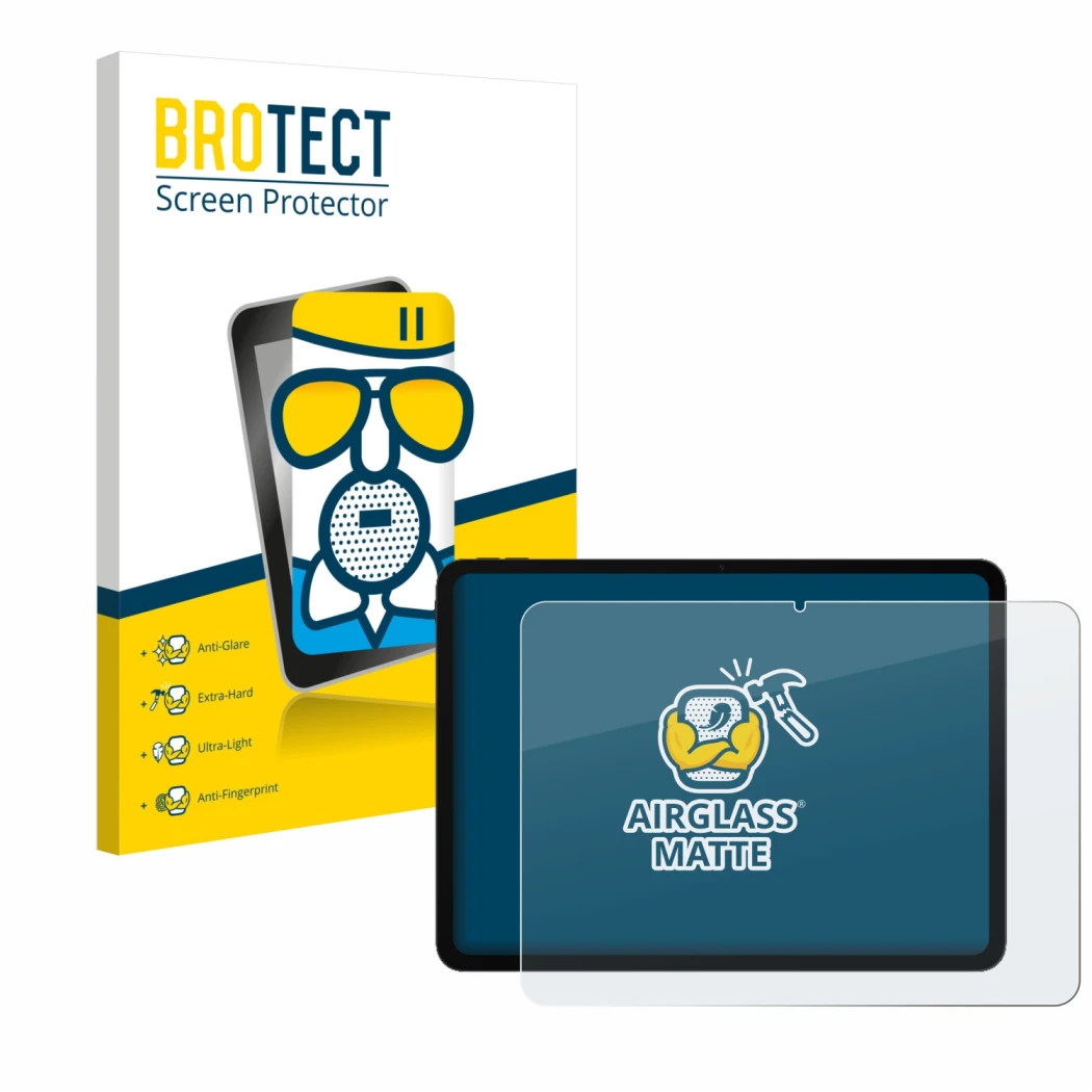 Parte frontale di una confezione del prodotto con il logo del marchio BROTECT. Accanto è raffigurato il dispositivo OnePlus Pa