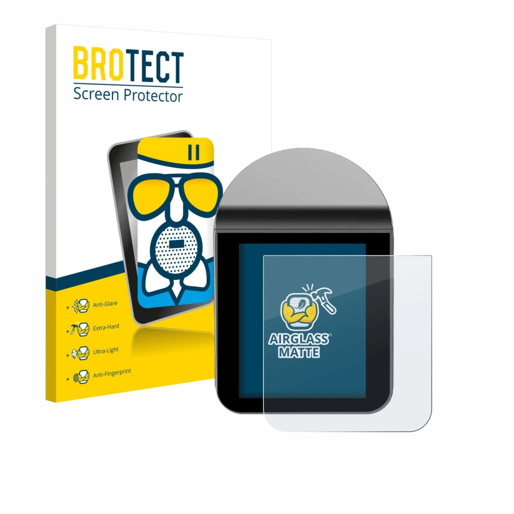 Parte frontale di una confezione del prodotto con il logo del marchio BROTECT. Accanto è raffigurato il dispositivo KitchenBos