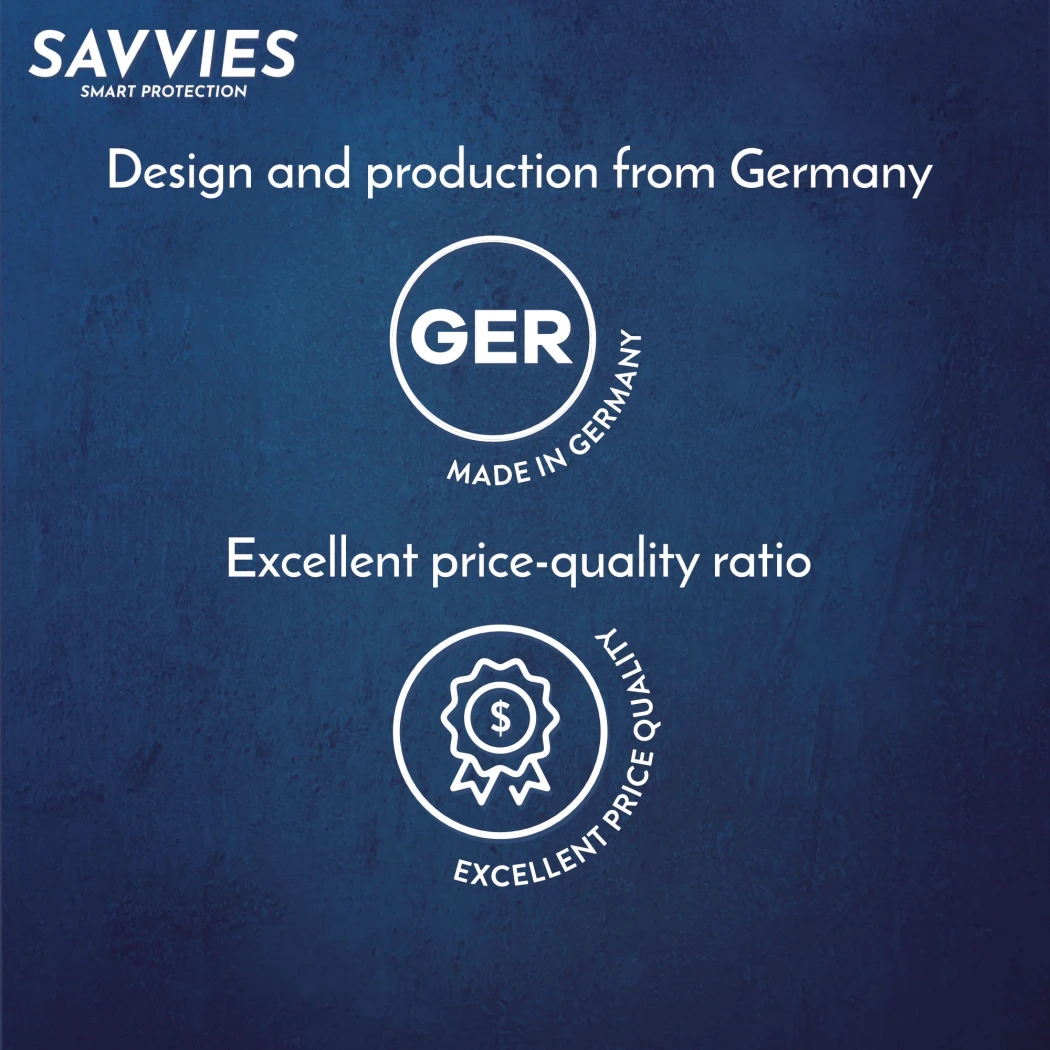Scritta: Design e produzione dalla Germania