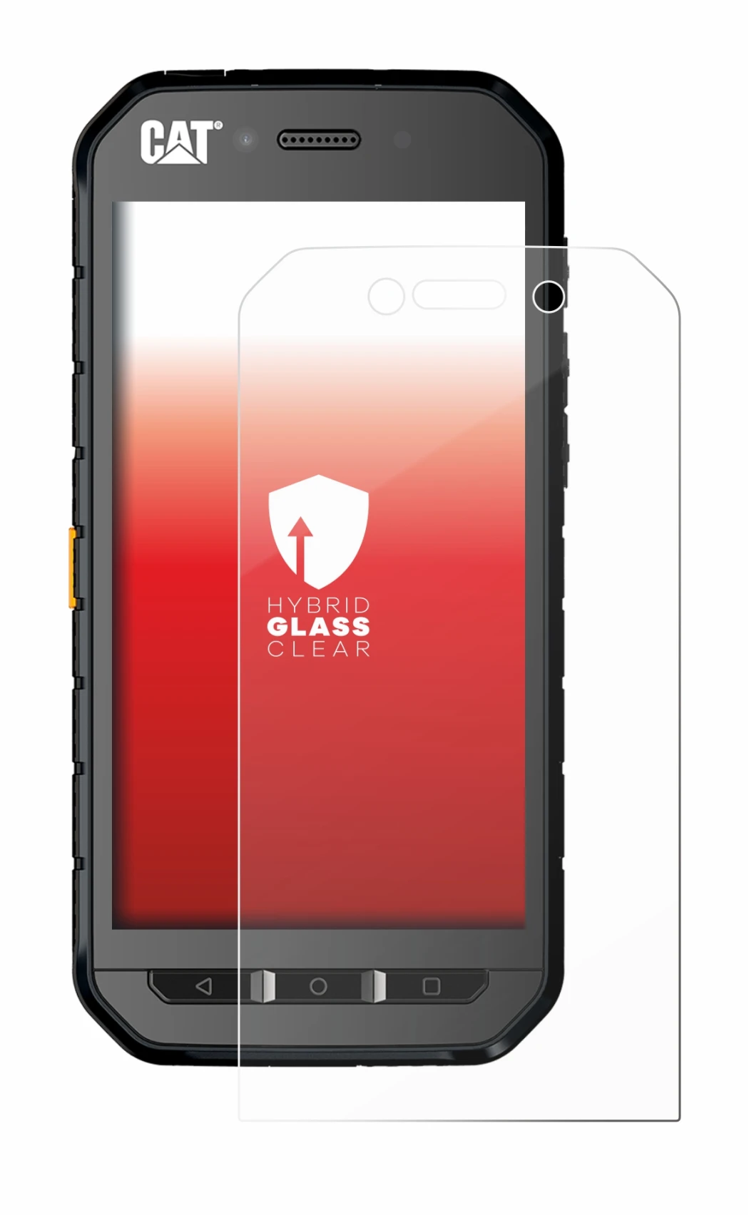 Immagine del dispositivo Caterpillar Cat S41 con un'ampia varietà di protezioni per lo schermo.