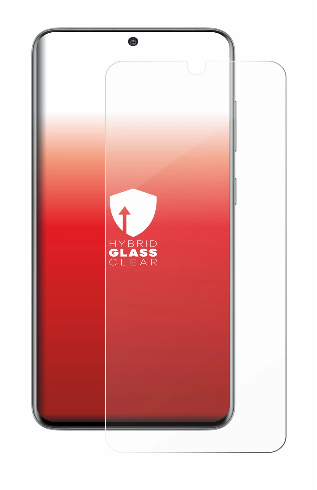 Immagine del dispositivo Samsung Galaxy S20 con un'ampia varietà di protezioni per lo schermo.