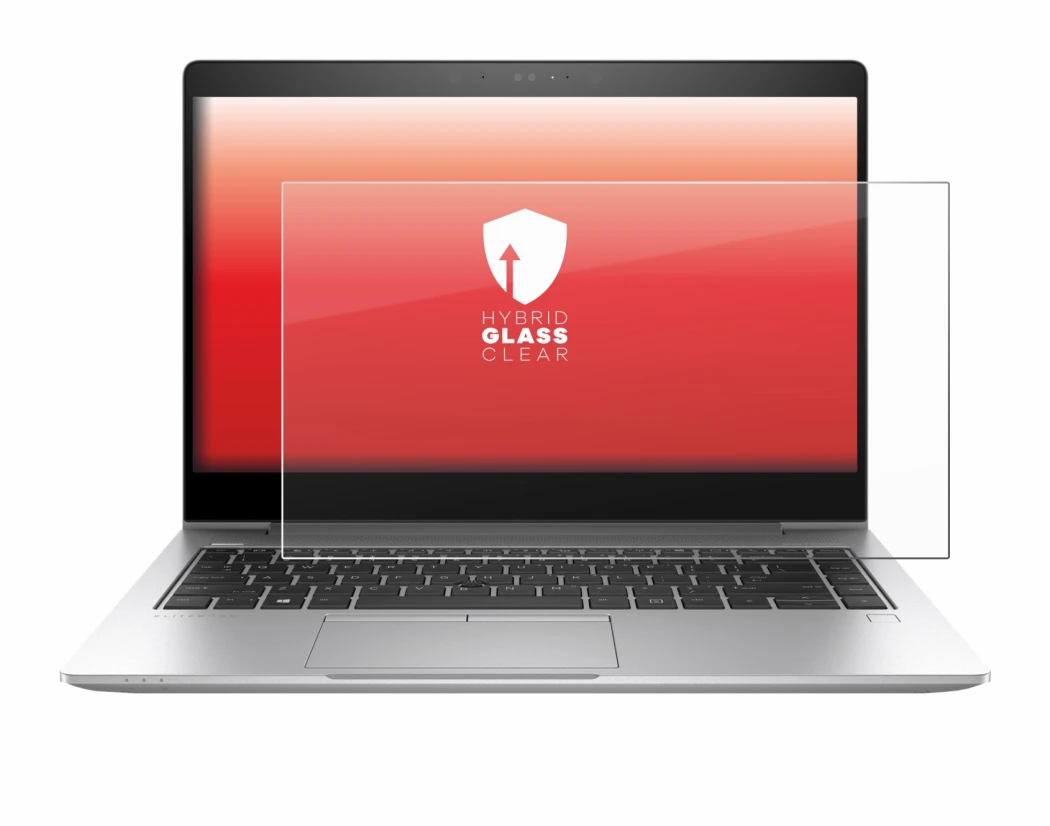 Immagine del dispositivo HP EliteBook 840 G6 con un'ampia varietà di protezioni per lo schermo.