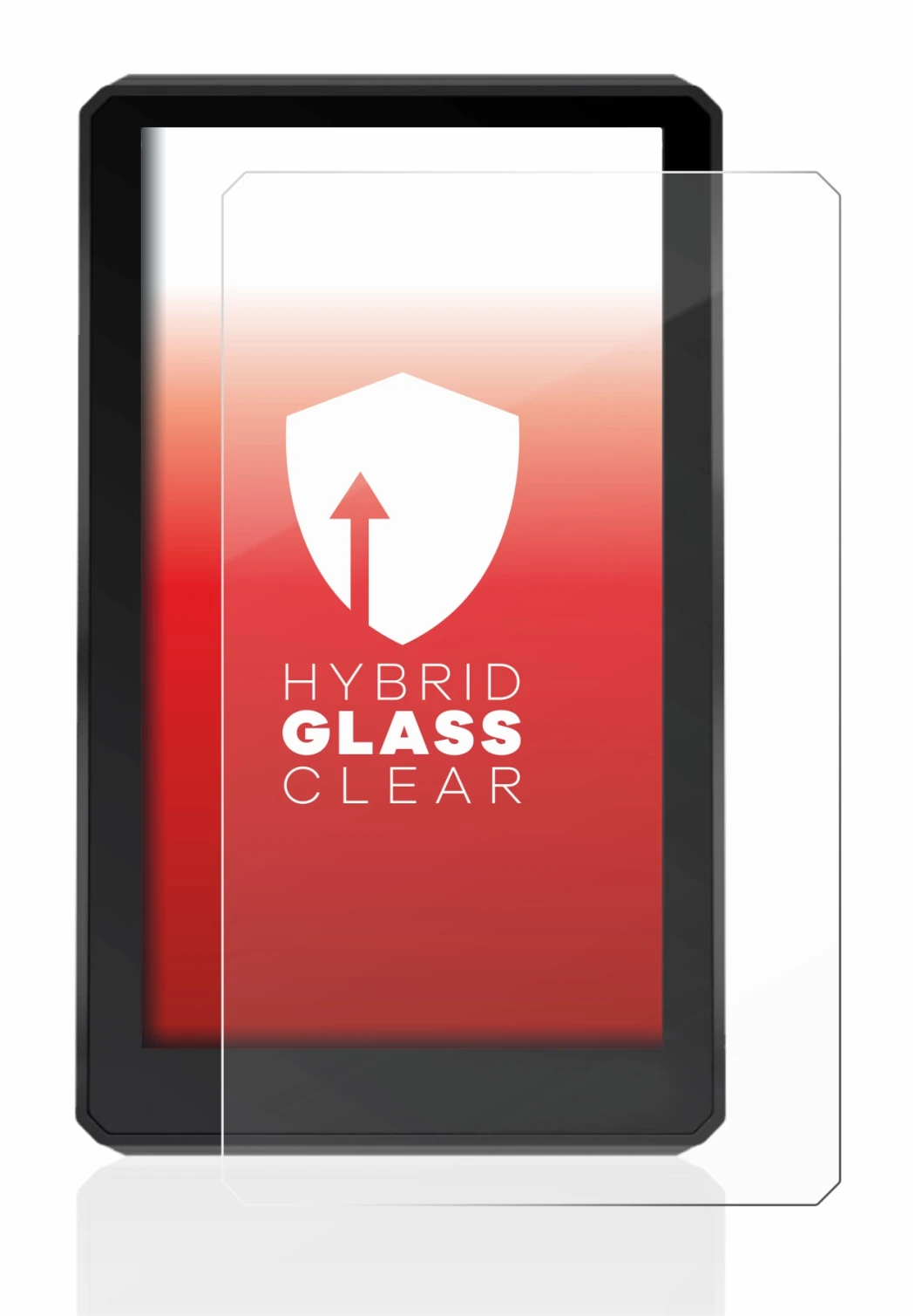 Immagine del dispositivo Garmin zumo XT con un'ampia varietà di protezioni per lo schermo.