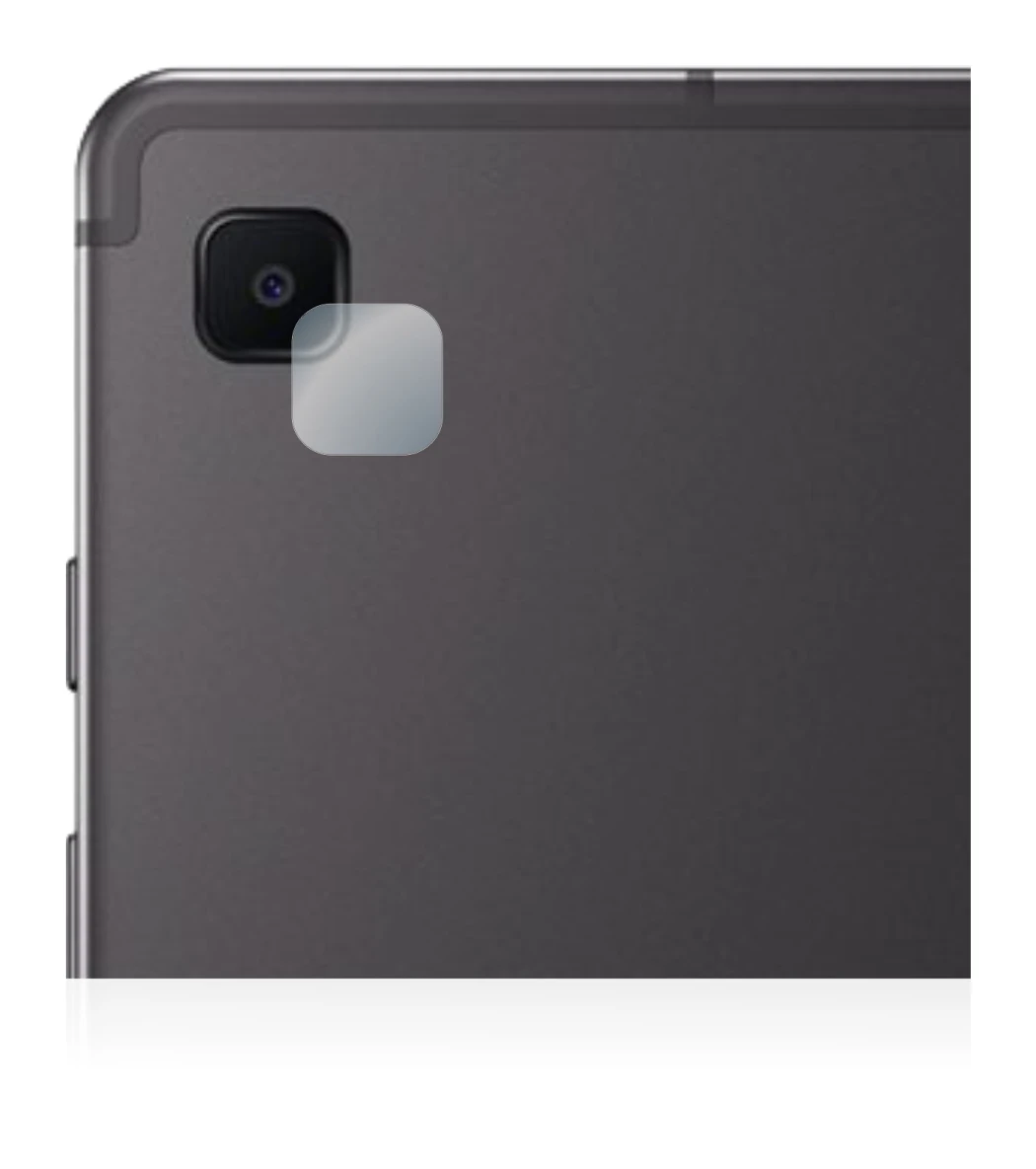 Immagine del dispositivo Samsung Galaxy Tab S6 Lite 2020 (SOLO Fotocamera) con un'ampia varietà di protezioni per lo schermo.