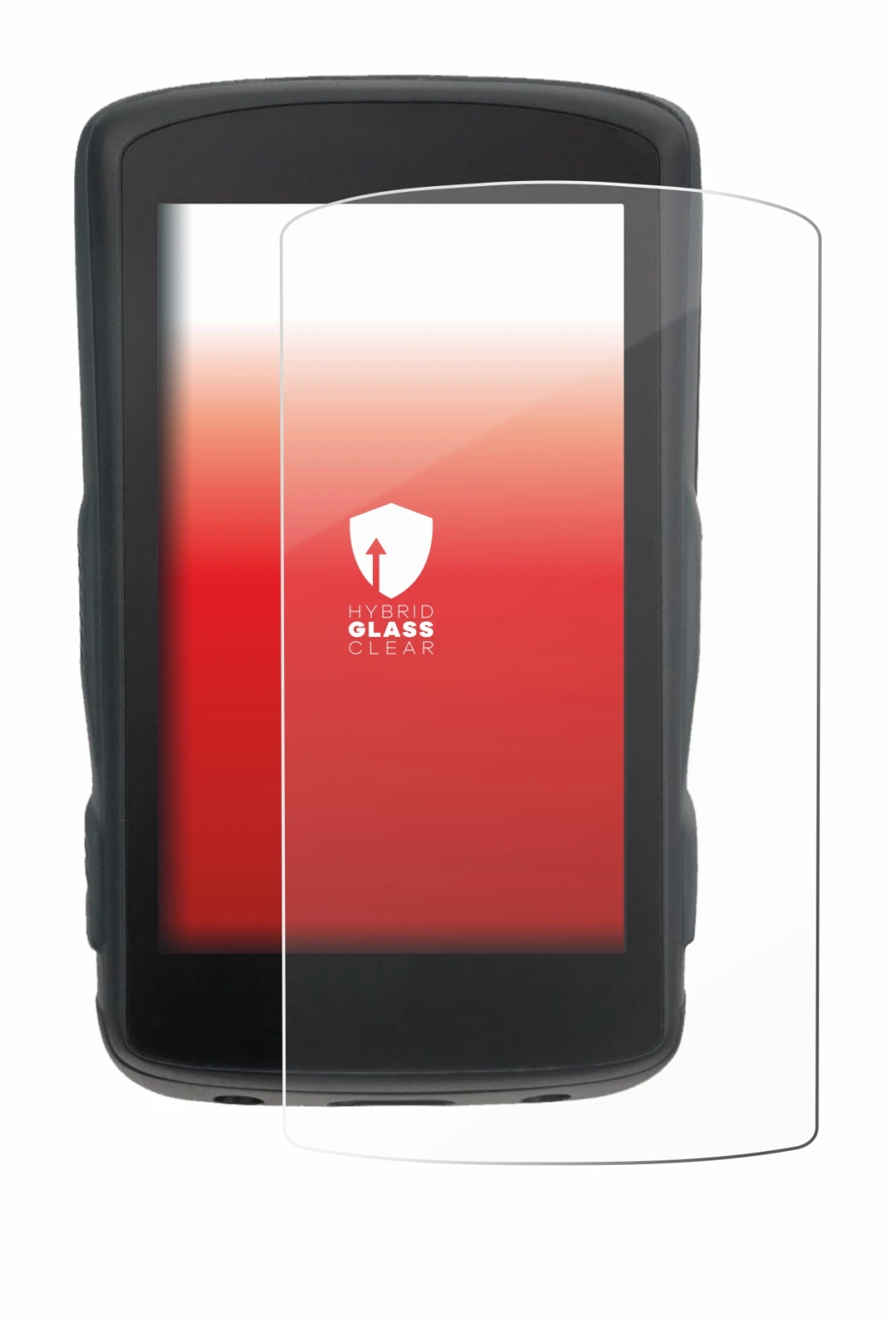 Immagine del dispositivo Hammerhead Karoo 2 con un'ampia varietà di protezioni per lo schermo.