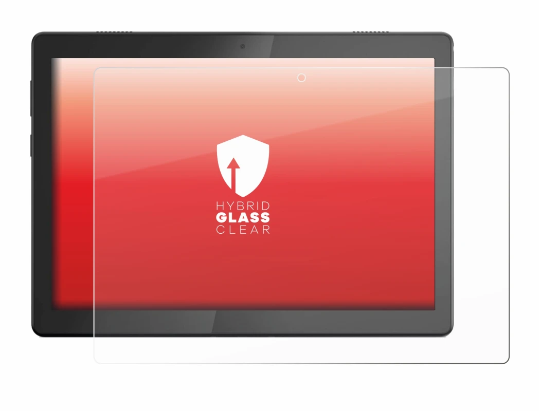 Immagine del dispositivo Lenovo Tab M10 TB-X505F con un'ampia varietà di protezioni per lo schermo.