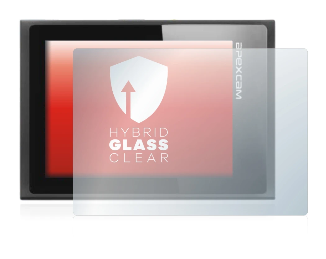 Immagine del dispositivo Apexcam M80 Air con un'ampia varietà di protezioni per lo schermo.