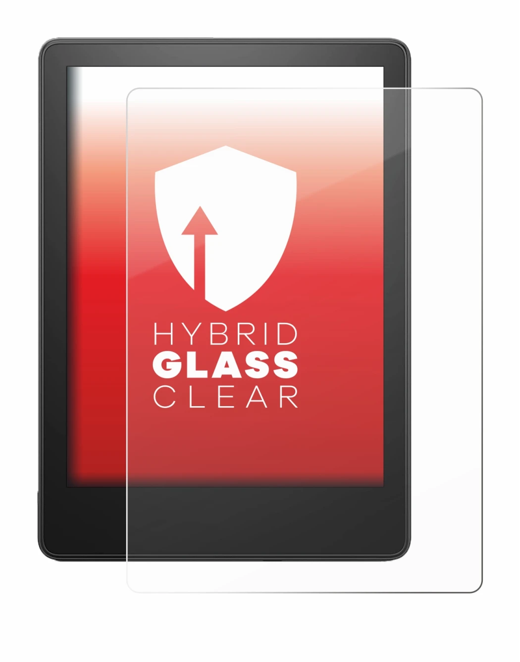 Immagine del dispositivo Amazon Kindle Paperwhite 2021 (11a Gen.) con un'ampia varietà di protezioni per lo schermo.