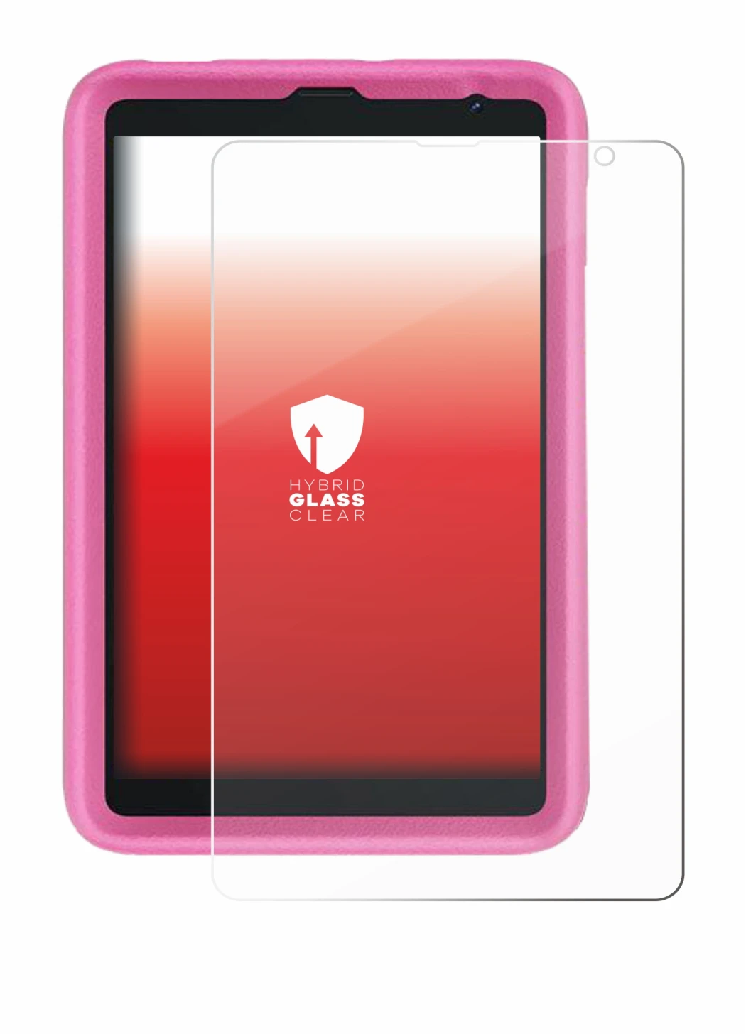 Immagine del dispositivo Blackview Tab 6 Kids con un'ampia varietà di protezioni per lo schermo.