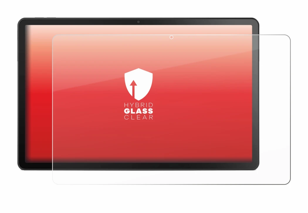 Immagine del dispositivo Lenovo Tab M10 Plus (3a Gen.) con un'ampia varietà di protezioni per lo schermo.