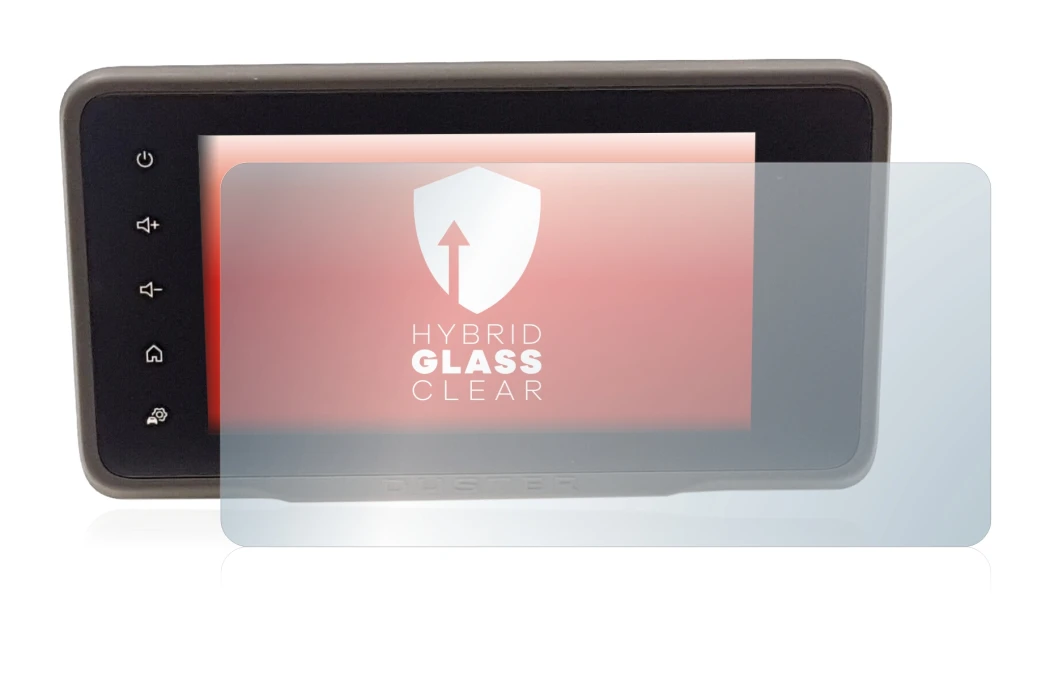 Immagine del dispositivo Dacia Duster 2 MediaDisplay con un'ampia varietà di protezioni per lo schermo.