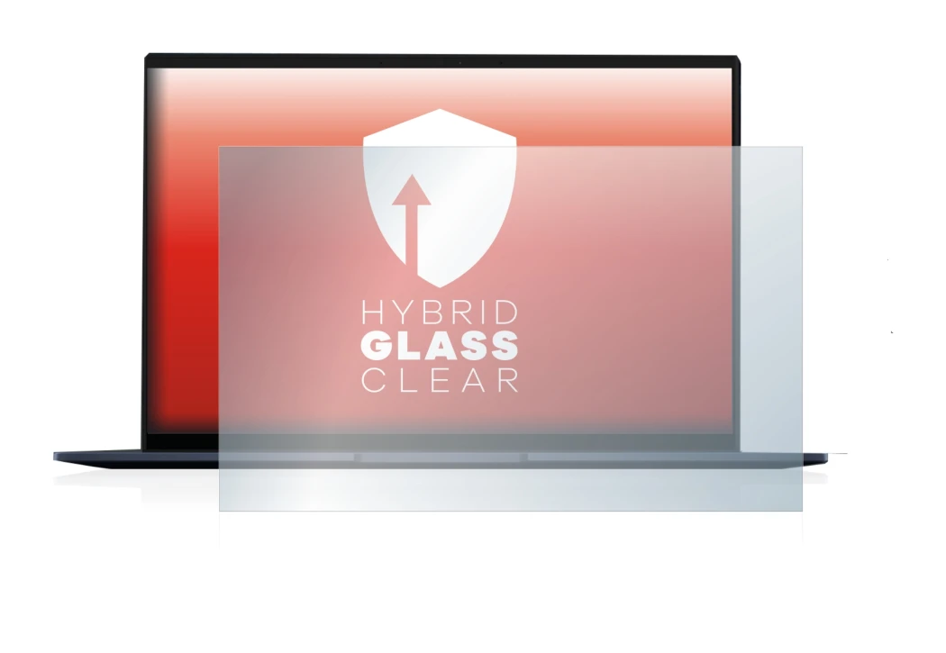 Immagine del dispositivo ASUS ZenBook 14 OLED con un'ampia varietà di protezioni per lo schermo.