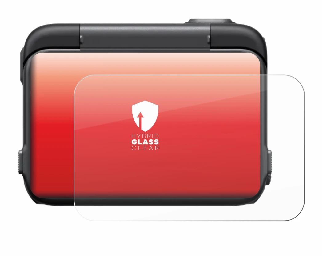 Immagine del dispositivo Insta360 Ace Pro con un'ampia varietà di protezioni per lo schermo.