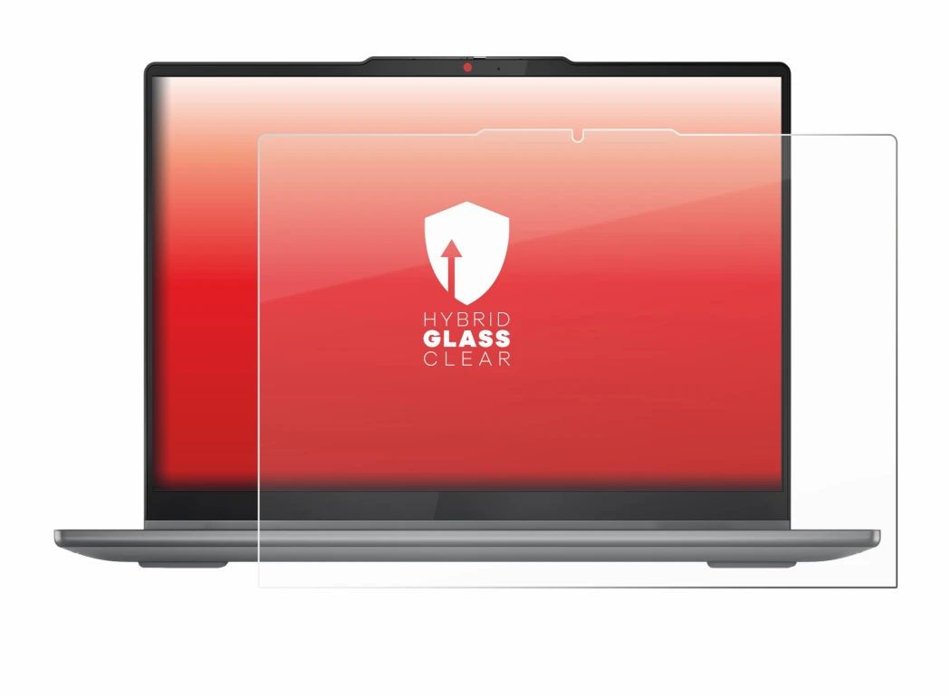 Immagine del dispositivo Lenovo IdeaPad 5 2-in-1 14AHP9 con un'ampia varietà di protezioni per lo schermo.