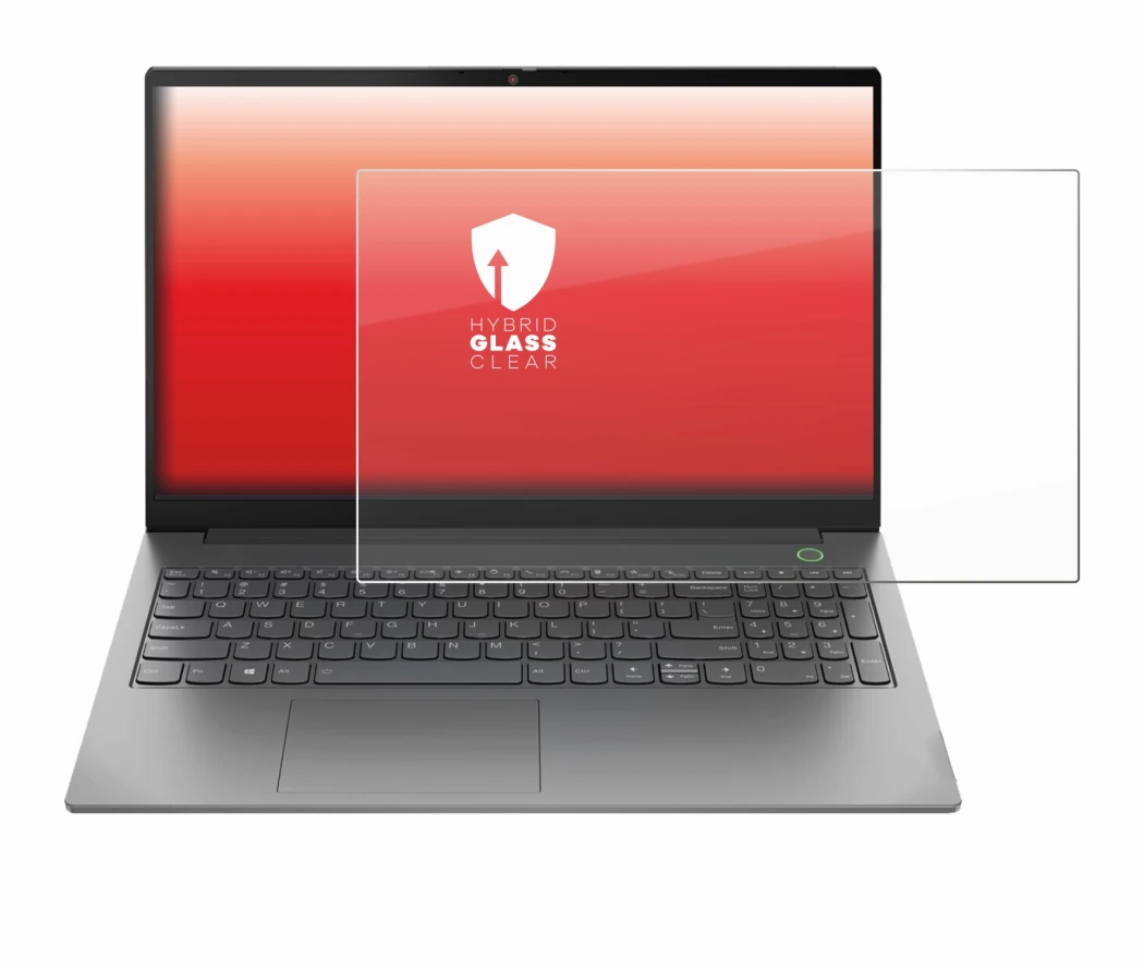 Immagine del dispositivo Lenovo ThinkBook 15 Gen 4 con un'ampia varietà di protezioni per lo schermo.