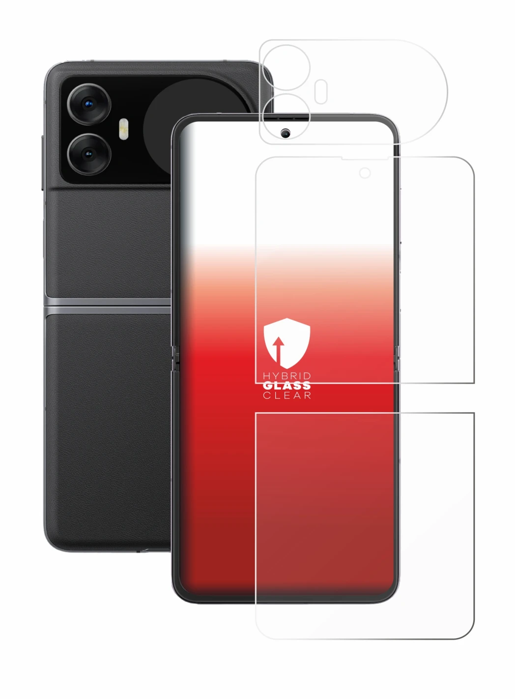 Immagine del dispositivo Blackview Hero 10 (Fronte+Retro) con un'ampia varietà di protezioni per lo schermo.