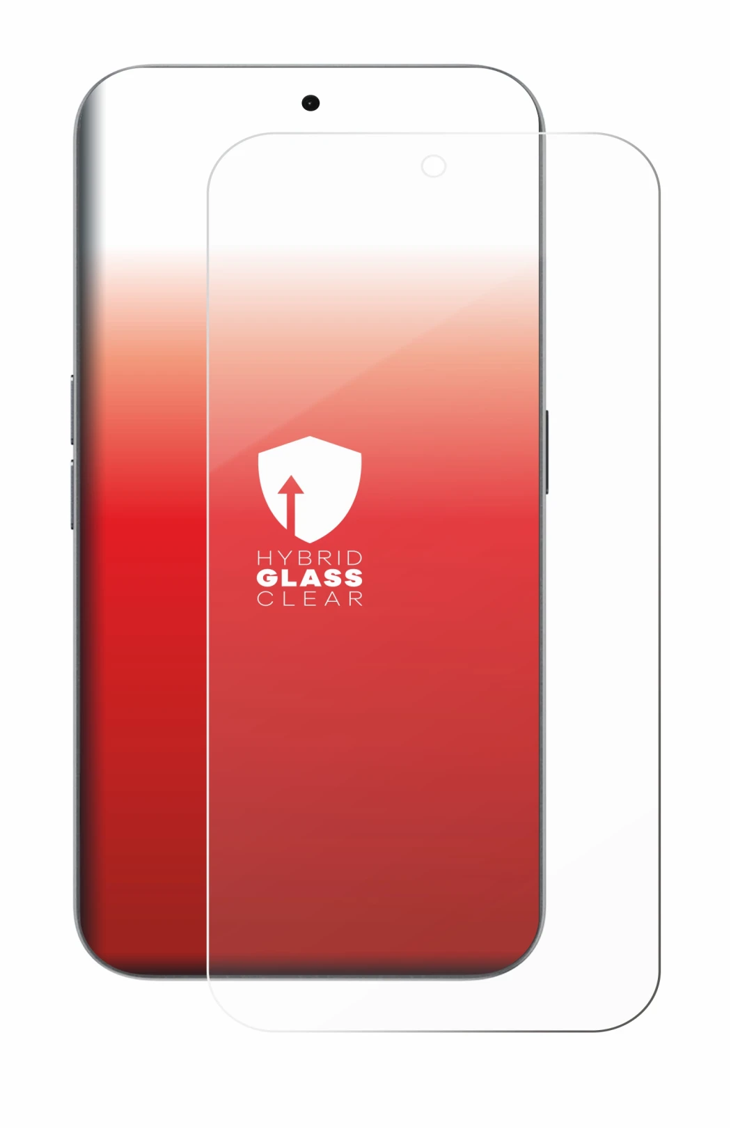 Immagine del dispositivo Nothing Phone (2a) Plus con un'ampia varietà di protezioni per lo schermo.