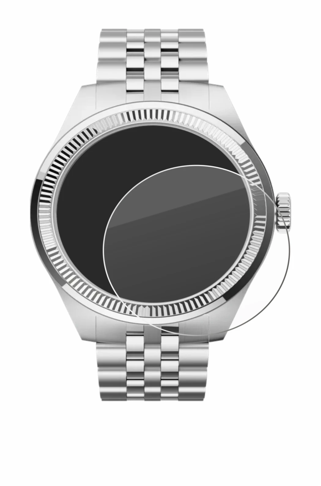 Immagine del dispositivo Withings ScanWatch Nova Brilliant (39 mm) con un'ampia varietà di protezioni per lo schermo.