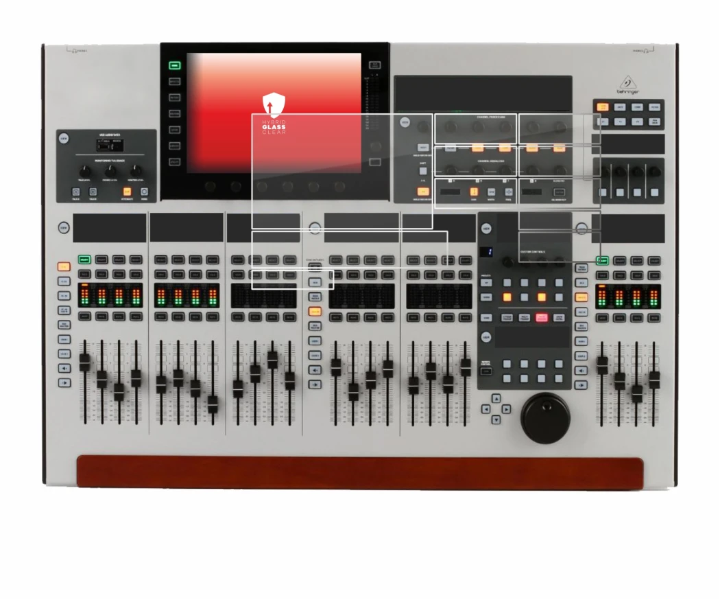 Immagine del dispositivo Behringer Wing (Set composto da 11 fogli) con un'ampia varietà di protezioni per lo schermo.